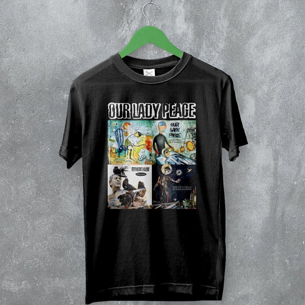 Our Lady Peace Spiritual Machines Rock Band Album Graphic Fan Concert T-Shirt